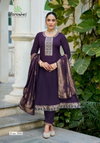 Anarkali Vol 1 By Vaniska Mal Chanderi Wholesale Kurti With Bottom Dupatta In India